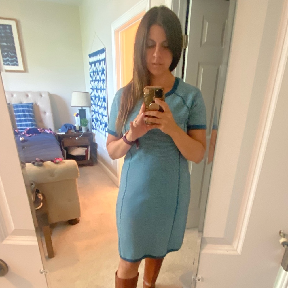 Sweater dress. Worn once. No longer has tags.